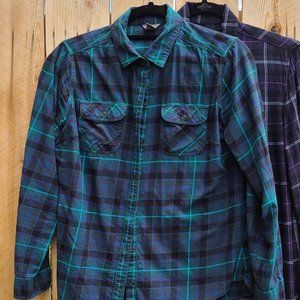 Eddie Bauer, Flannel, soft, casual fit button down